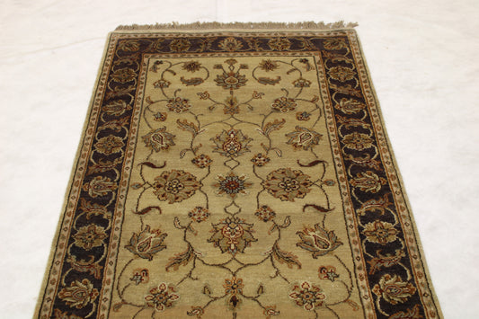 Oriental Area Rug, Indian Silk Flower Rug