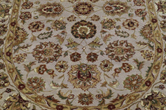 Indo Nepal Rug, Beige Rug, Oriental Rug, Indian Rug