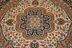 Persian Round Rug, 5x5 Round Rug, Jammu Kashmir Rug