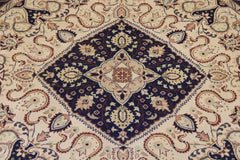 6x6 Round Rug, Pak Persian Rug, Hand Knotted Round Rug