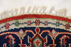 Serapi Round Rug, Indian Round Rug, 6x6 Round Rug
