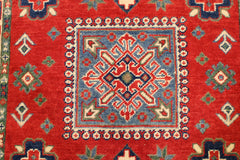 Kazak Hand Knotted Rug, 3x5 Afghan Rug