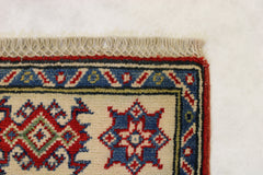 Afghan Kazak Rug, 3x5 Oriental Rug