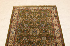 Indian Hand Knotted Rug, 4x6 Traditional Rug