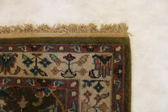 Indian Hand Knotted Rug, 4x6 Traditional Rug