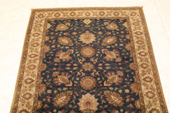 5x7 Floral Rug, Indian Geometric Rug