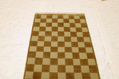4x6 Modern Rug, Indian Geometric Rug