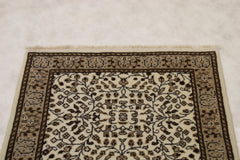 3x4 Persian Rug, Indian Serapi Rug