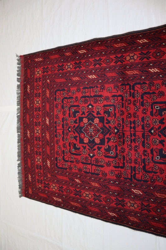 3x5 Tribal Rug, Afghan Khal Mohammadi Rug