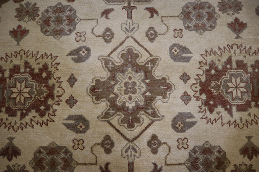 Oushak Hand Knotted Rug, Persian Design Rug