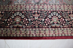 8x10 Hand Knotted Rug, Indian Jammu Kashmir Rug