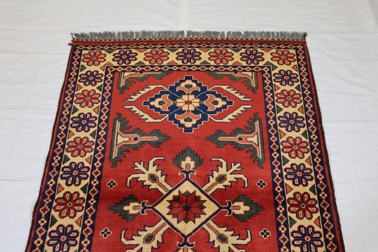 3x5 Afghan Rug, Tribal Area Rug