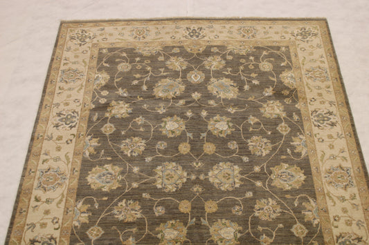 Oushak Rug, 6x9 Area Rug, Indian Rug