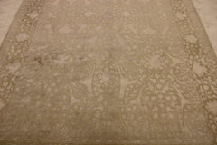 6x10 Area Rug, Indian Silk Flower Rug