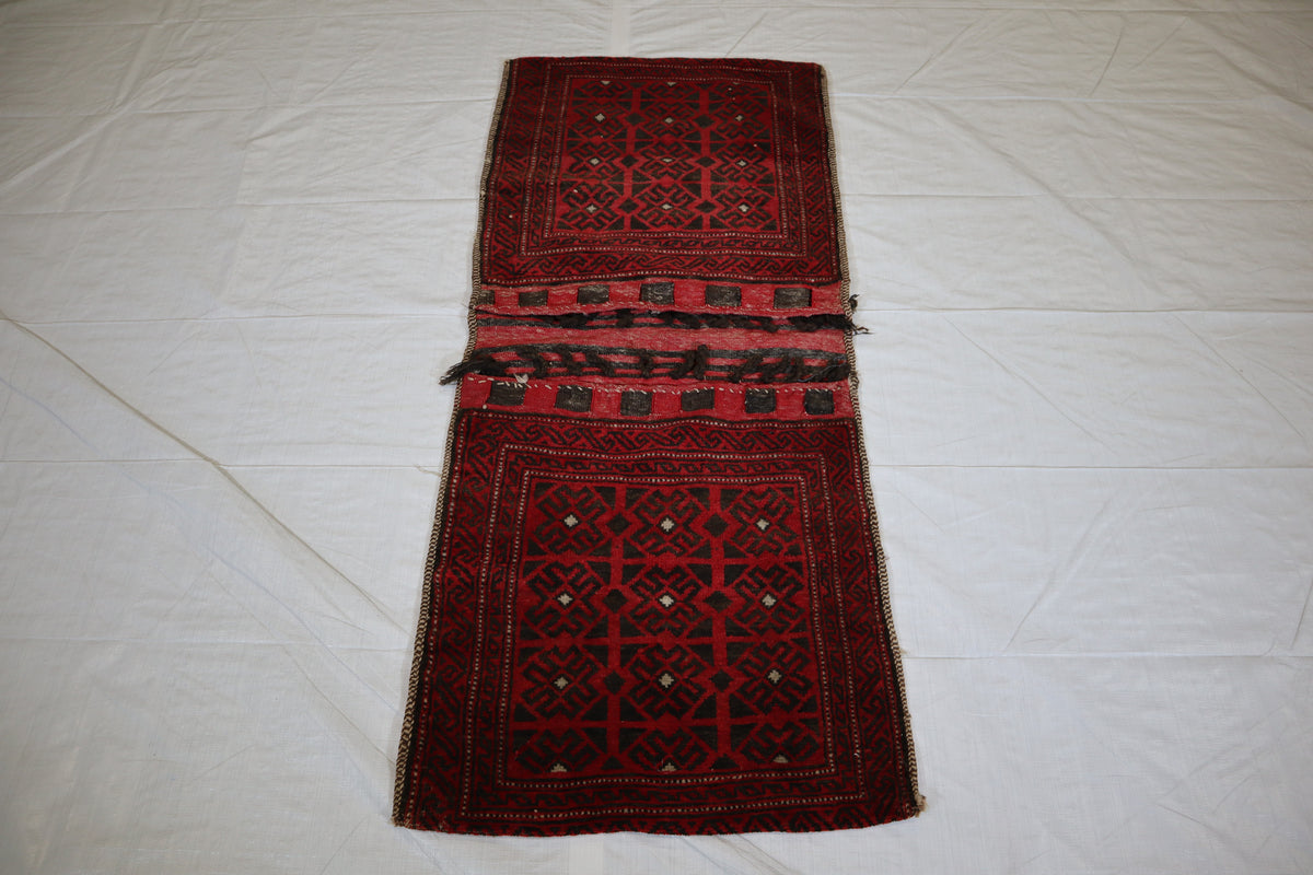 Tribal Afghan Rug, Hand Knotted Rug