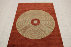 Tibetan Rug, Aubusson Rug, Hand Knotted Rug