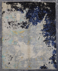 Contemporary Rug, Multicolored Rug, Fine Quality