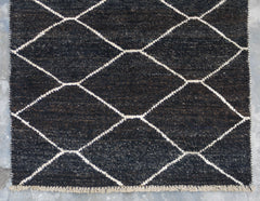 Runner Rug, Moroccan Rug, Hand Knotted Runner, Hallway Runner