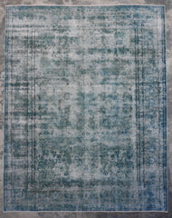 Vintage Rug, Hand Knotted, Turkish Rug, Area Rug 9x13