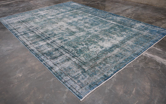 Vintage Rug, Hand Knotted, Turkish Rug, Area Rug 9x13