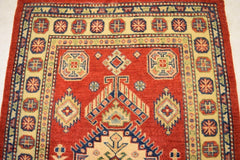 Tribal Rug, 3x5 Carpets, Afghanistan Rugs, Red Oriental Rugs, Patio Carpet