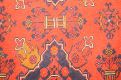  Khal Mohammadi Rug, Tribal Rug, Hand Knotted Wool Rug, Red Rugs, Afghan Rug