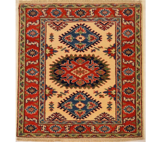 Kazak Rug, Multicolored Rugs, Tribal Rug, Rug 3x4, Afghan Rugs For Sale, What Size Rug For Dining Room