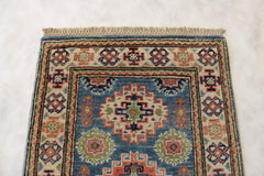 1'10" x 2'10" Kazak Hand Knotted Rug