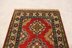 kazak rug, tribal rug, red rugs for living room, 2x3 area rugs, traditional rugs