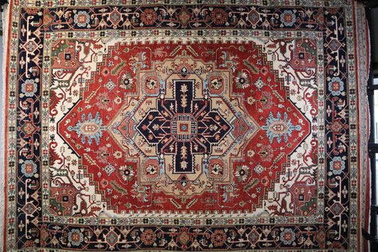 Serapi Rug, Area Rug 9x12, Hand Knotted Wool Rug