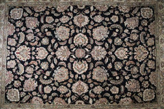 Jaipur Rug, 9x12 Oriental Rug, Hand Knotted Area Rug