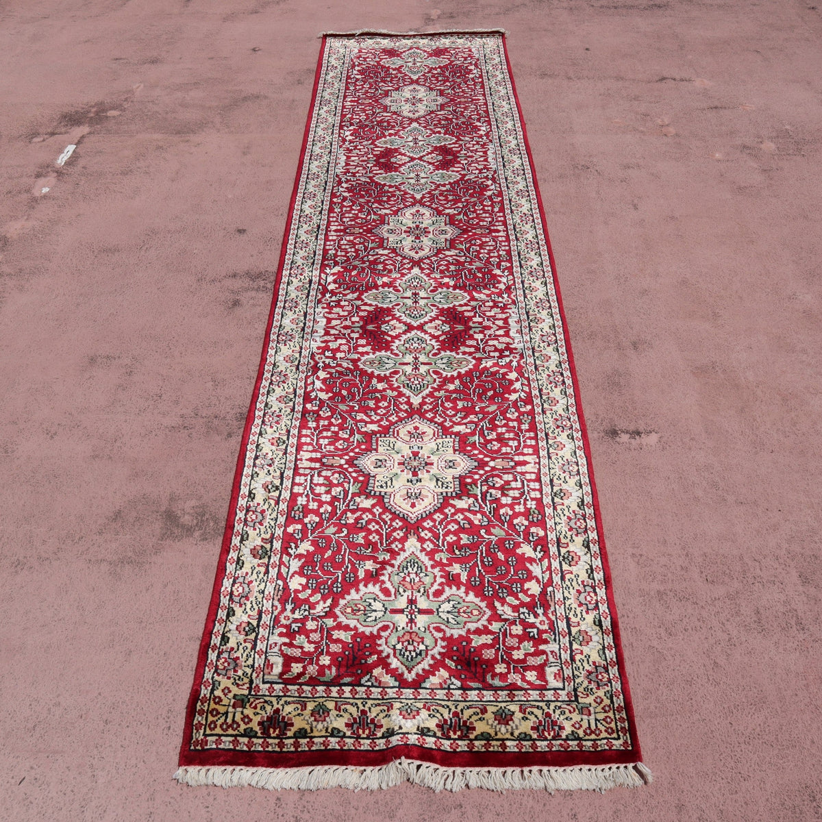 Jammu Kashmir Runner, Colorful Runner, Indian Runner Rug