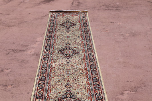 Jammu Kashmir Runner, Oriental Runner, Hand Knotted Wool Runner
