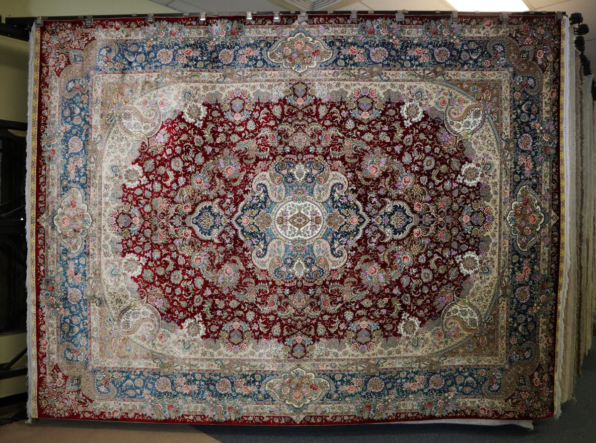 Silk Rug, Persian Design Rug, 500L High Quality Rug, Turkmenistan Rugs