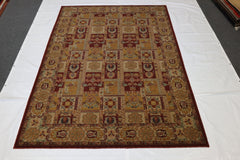 Traditional Rug, Colorful Area Rug, Hand Knotted Indian Rug