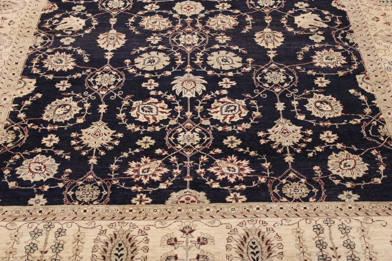 Peshawar Rug, Vegetable Dye Rug, Oushak Rug, Pakistani Rugs, 10x14 Rugs
