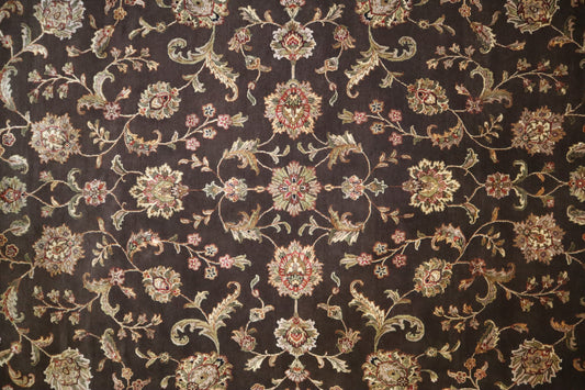 Hand Knotted Rug, Silk Flower Rug, Oriental Style Rug, rugs bed bath and beyond