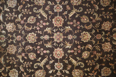 Hand Knotted Rug, Silk Flower Rug, Oriental Style Rug, rugs bed bath and beyond