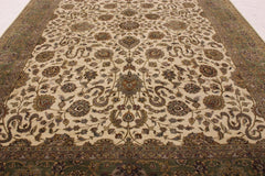 Indo Rug, Authentic Rug, Knotted Rugs, 10x14 Area Rugs, Dining Room Rug 