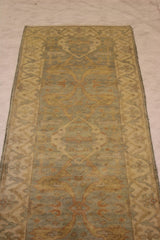 Oushak, Hand Knotted, Natural Multi, Runner