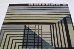 Tufted Rug, Bright Colored Rug, Wool Rug, Area Rug For Living Room