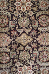 Floral Rug, Knotted Rug, Wool Rug, 6x9 Area Rug, Rug Decor