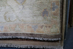 Antique Oushak Rug, Brown Rug, Traditional Rug