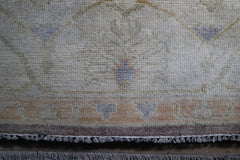 Antique Oushak Rug, Brown Rug, Traditional Rug