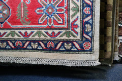 Kazak Rug, Afghani Rug, Traditional Rug, Colorful Rug