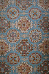 Oushak Rug, Afghan Turkman Rug, Traditional Wool Rug
