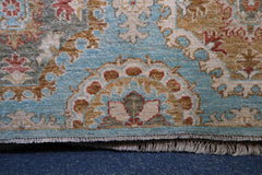 Oushak Rug, Afghan Turkman Rug, Traditional Wool Rug