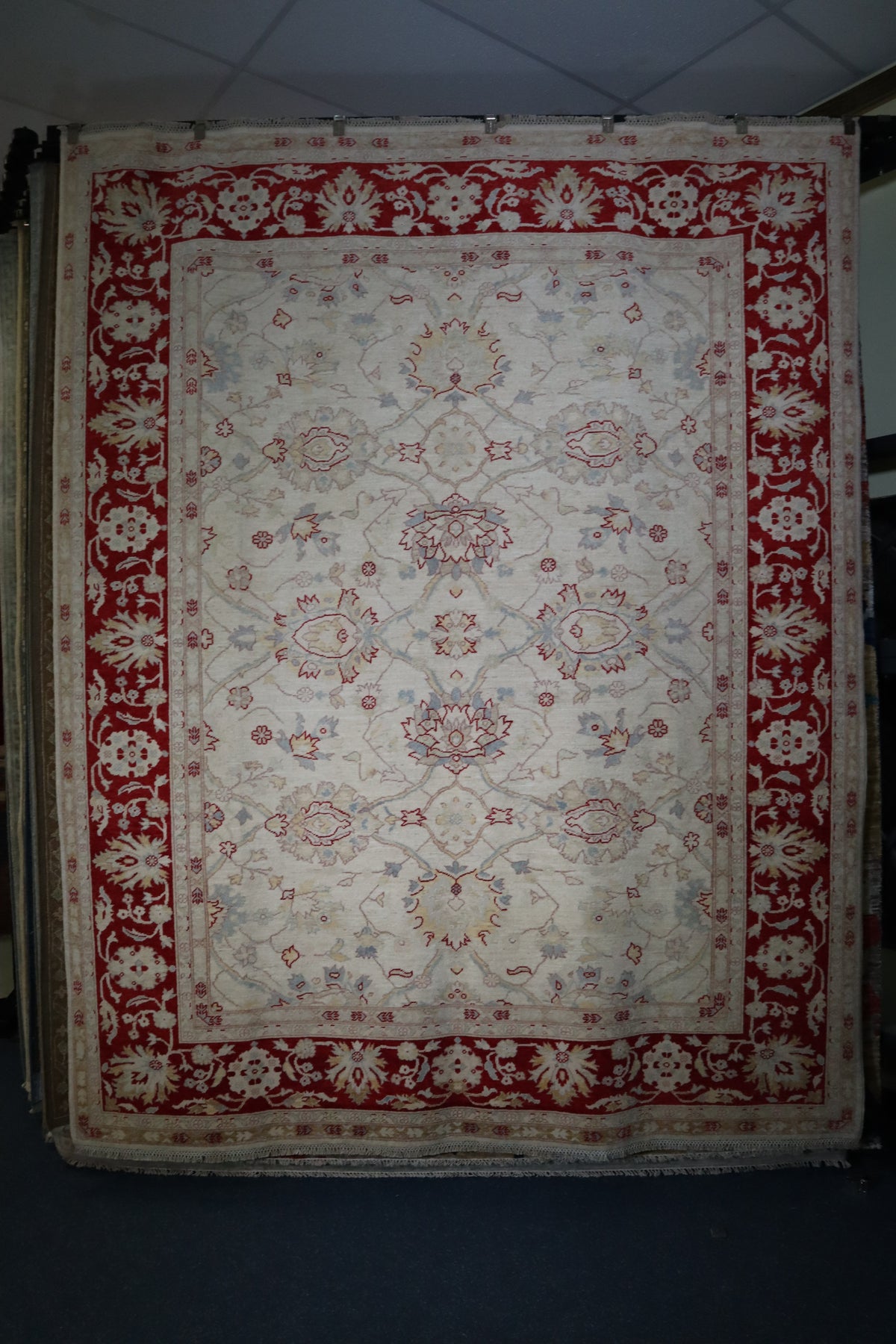 Peshawar Rug, Oriental Area Rug, Colorful Rug, 8x10 Rug