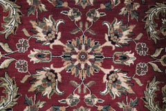 Floral Style Rug, Geometric Rug, Hand Knotted Wool Rug