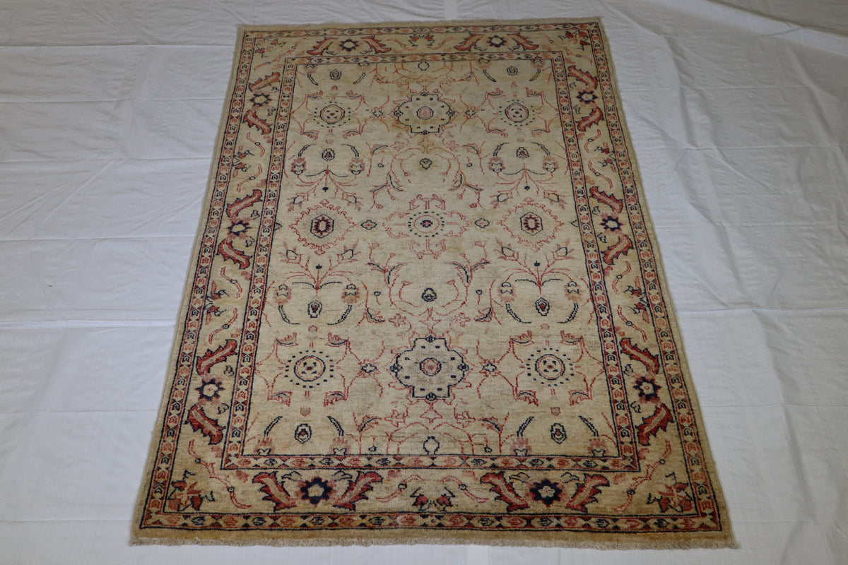 Chobi Rug, Natural Multi, Oriental Style Rug, Area Rug For Bedroom